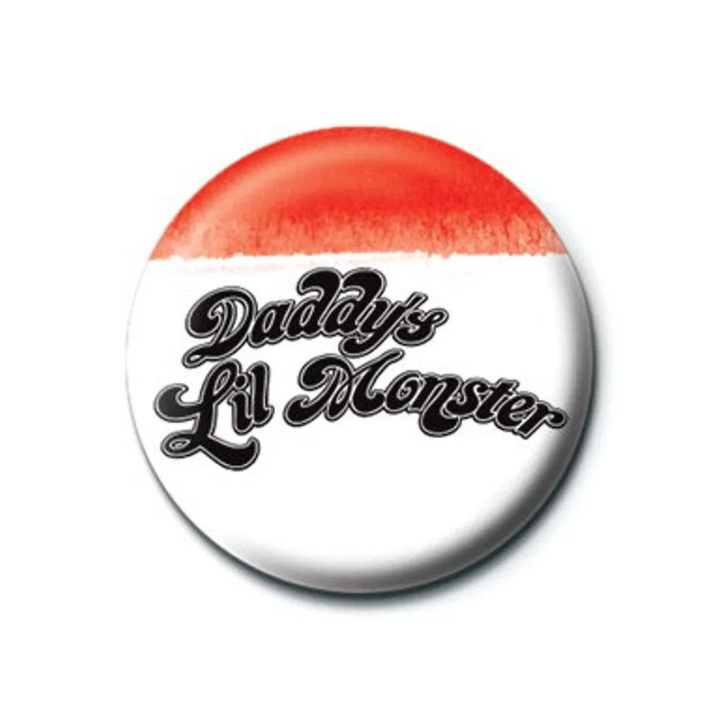 Suicide Squad - Daddy's Lil Monster Button Badge - أكسسوار